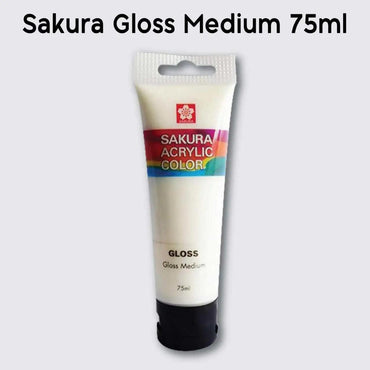 Sakura Acrylic Gloss Medium Tube - 75ML The Stationers